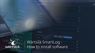 How to Install Wärtsilä SmartLog Software