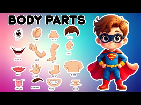 Body Parts | Baby Cartoon | Kids Songs | Educational Toddler Learning Video | Preschool #kids