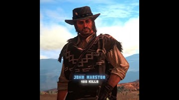 Kill Counts In RDR2 😵 | #rdr2 #reddeadredemption #kill #edit #shorts #trending #feed #ae #reddead