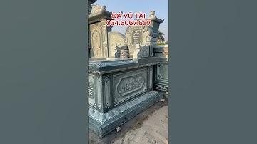 Mãu khu lăng mộ đá xanh rêu đẹp các bạn nên tham khảo. #langmoda #maulangmodadep #maumodadep