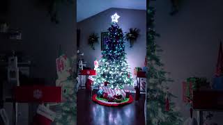Holiday Time PreLit Holiday Symphony Aspen Spruce Artificial Christmas Tree Color Changing RGB 7 5