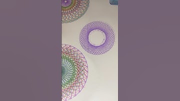 Quick Spirograph Art That Satisfies ASMR Needs: Pure Satisfaction #spirograph #asmr #shorts #viral