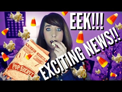 SOME EXCITING NEWS!!!! EEK! // HALLOWEEN HAPPY