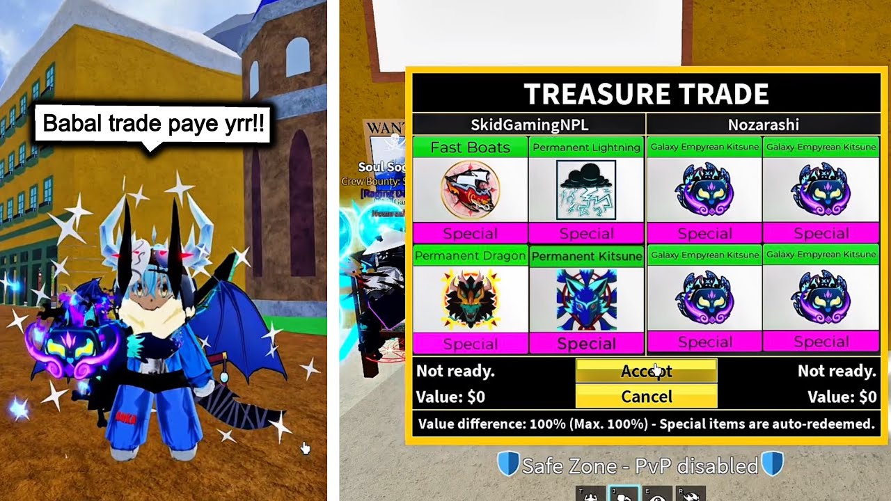 I Traded All My PERMS and GAMEPASS FOR GALAXY EMPYREAN KITSUNE..Too Op Fruit..