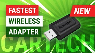 Fastest Wireless 2-in-1 Adapter in 2024 | Sunweyer Wireless CarPlay & Android Auto Dongle Review