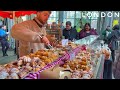 London walk london street food at the world famouse borough market london walking tour 4kr