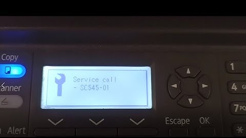 How to solve Service call-SC545-01 Error in Ricoh MP 2014 D Machine