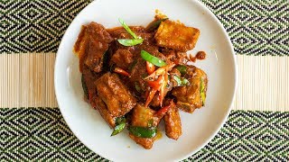 【タイ】辛くない「豚肉のレッドカレー煮」の作り方 / ผัดเผ็ดซี่โครงหมู