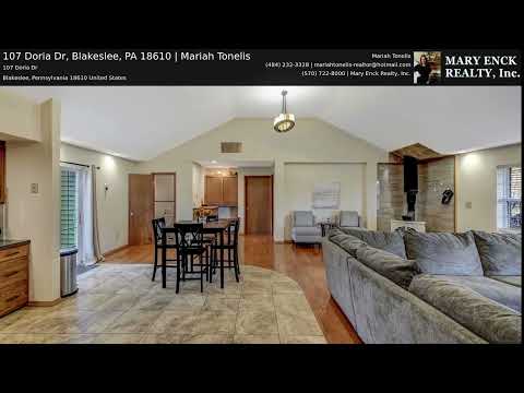 107 Doria Dr, Blakeslee, PA home video tour