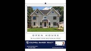New Listing ✨Open House in Waltham, MA  38 Hillcroft Road Waltham, MA 02452 #coldwellbankerrealty