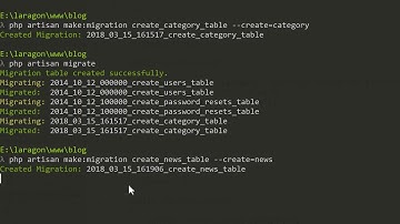Laravel 5.6 :  Cấu hình, Xây dựng Cơ sở dữ liệu với Migrations (Full HD)