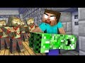 Monster School : JAILBREAK ZOMBIE APOCALYPSE Challenge - Minecraft Animation