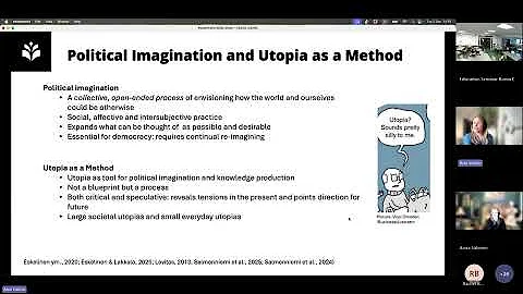 Political imagination as political agency – exploring higher education students’ utopianising