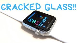 FIX Apple Watch SERIES 3 CRACKED GLASS SCREEN, EASY REPAIR!
