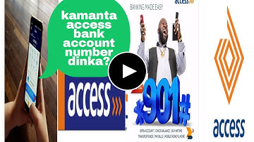 Yanda zaka gano access bank account number awayarka