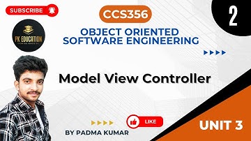 3.2 Model View Controller (MVC Architecture) | OOSE | CCS356 | Anna university R2021 in Tamil