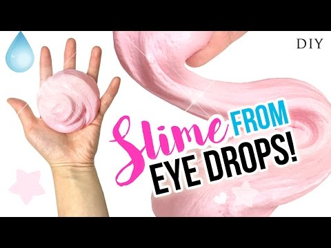 Diy Fluffy Slime Using Eye Drops Make Perfect Slime