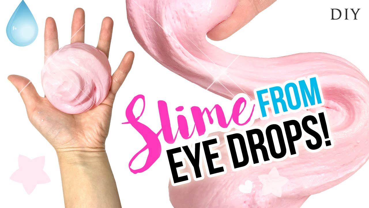 Diy Fluffy Slime Using Eye Drops Make Perfect Slime Without Borax Liquid Starch Or Detergent