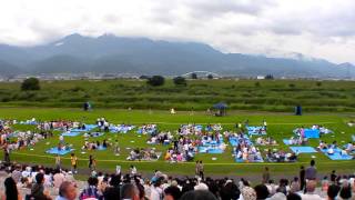 20090807神明000有料観覧席、日中の様子(オマケ映像no fireworks)