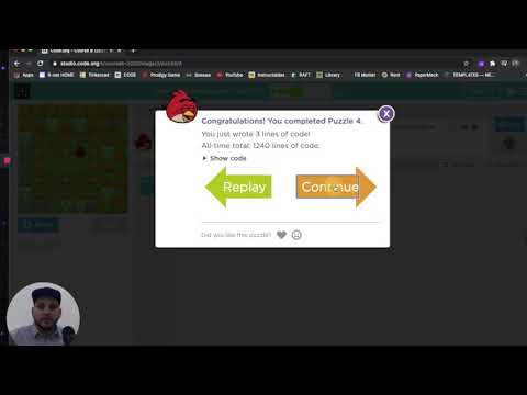 Programming with Mr. Manny | Course B - Sequencing with Angry Birds using CODE.ORG