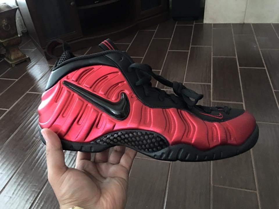 nike foamposite university red