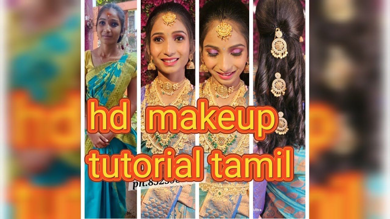 hd makeup tutorial tamil full video step by step - YouTube
