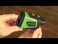 Ginour Laser Rangefinder (with Golf Mode) - Unboxing and Review