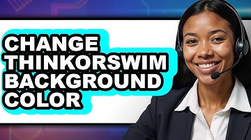 How To Change Thinkorswim Background Color (Only Way)