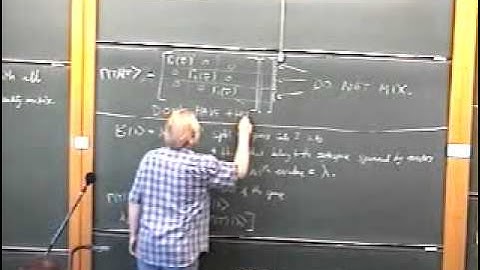 Group Theory, Robert de Mello Koch | Lecture 3 Part 3