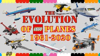 The evolution of Lego planes 1961 2020