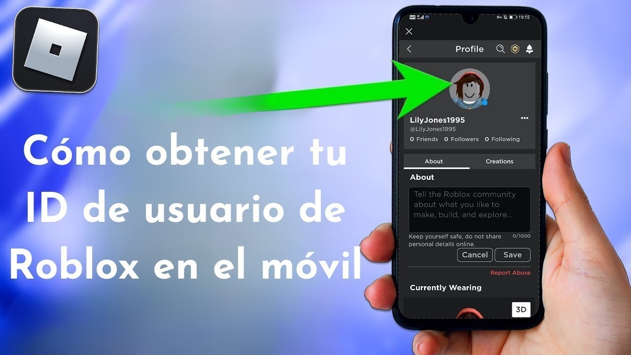 Cómo obtener tu ID de usuario de Roblox en el móvil - YouTube