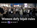 Iranian women reject hijabs despite morality police return  bbc newsnight