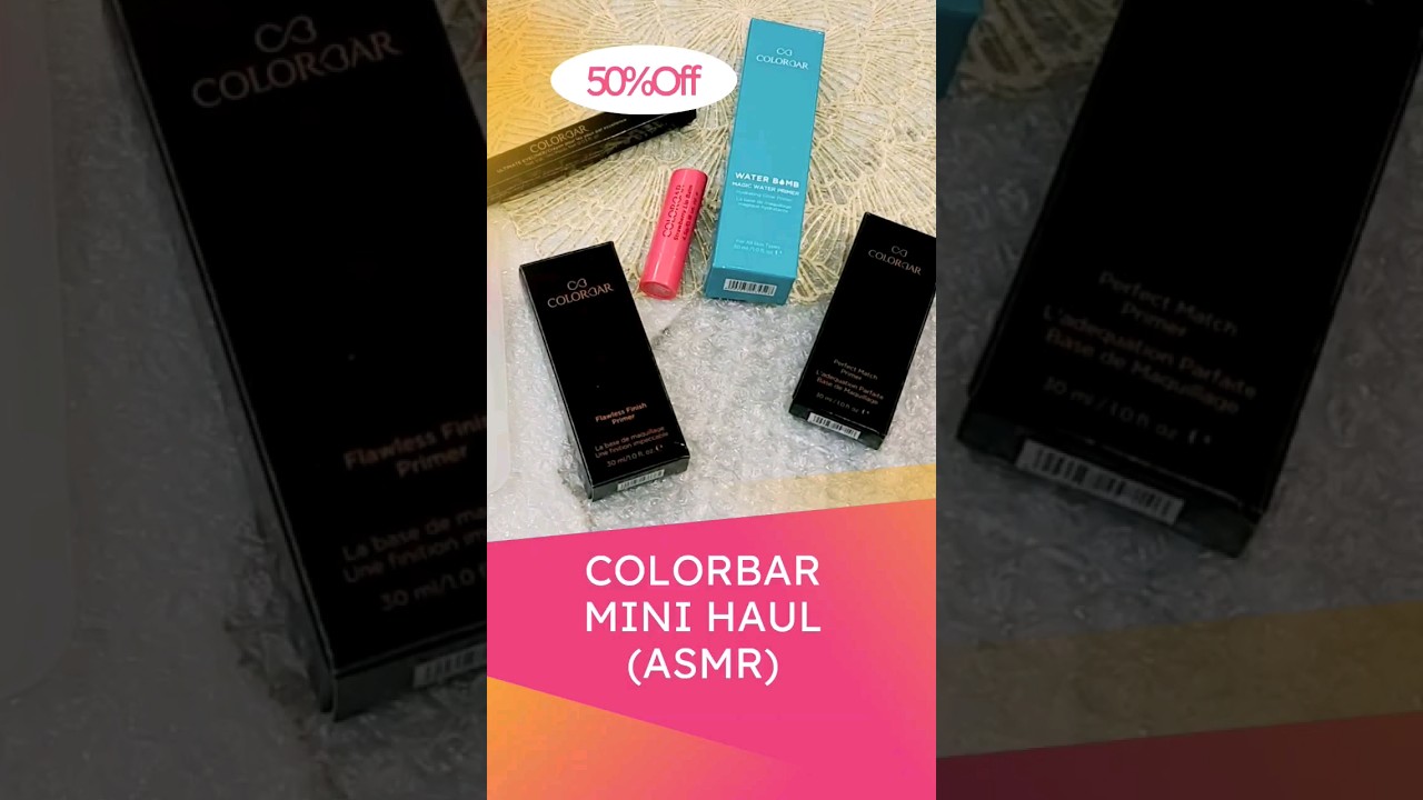 ASMR Makeup | Colorbar Makeup @50%Off On Firstcry | Mini Haul | Prettify By Surbhi 