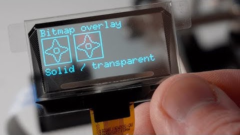 Experiment: 1.51″ transparent display with Firebeetle ESP32-E and Beetle ESP32-C3