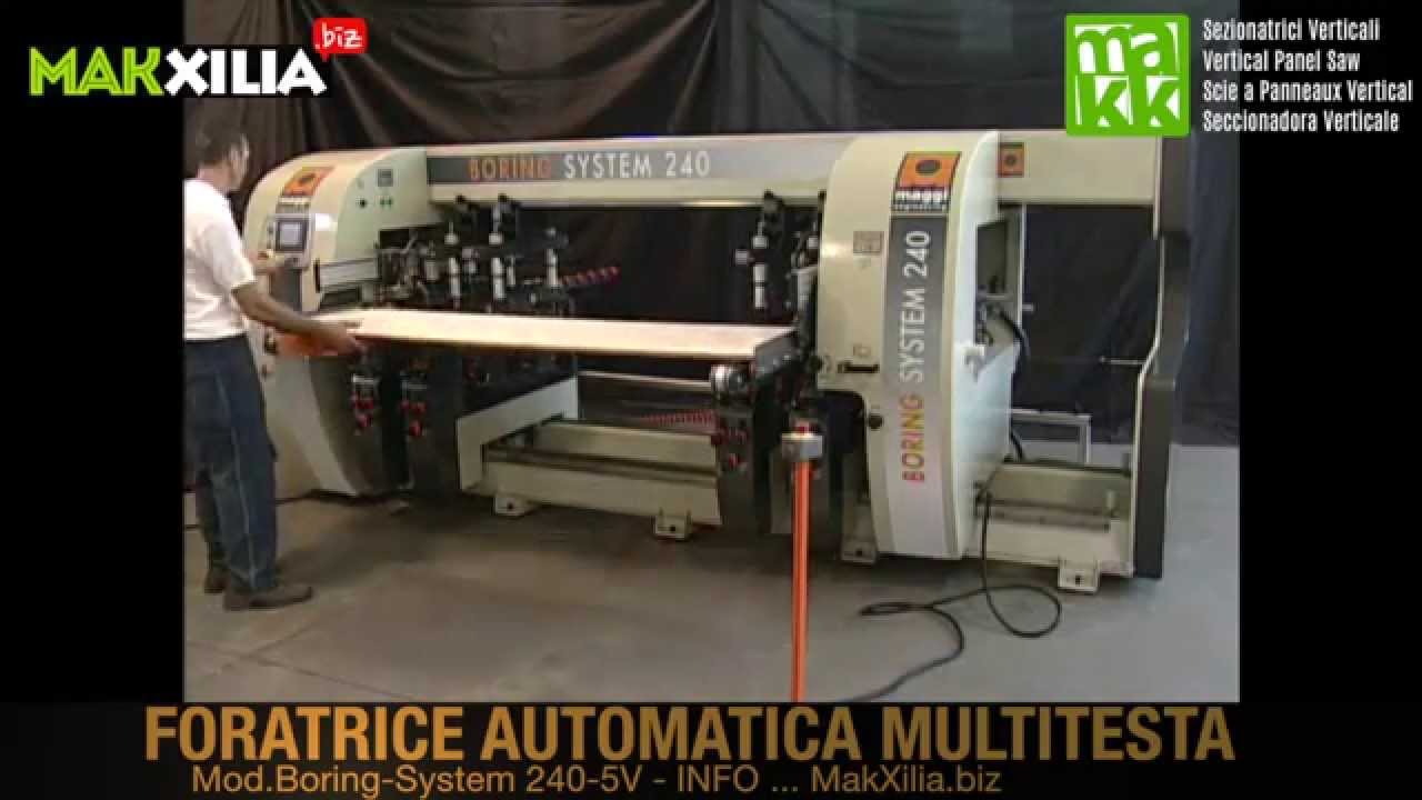 FORATRICE AUTOMATICA MULTITESTA Boring-System 240-5V