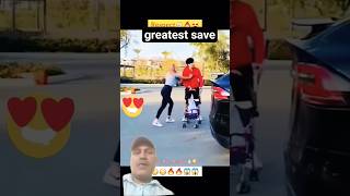 Masha ALLAH! Greatest save, Real Hero, right time right moment #shorts #allah #muhammad