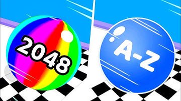 Ball Run 2048 | A-Z Run - Gameplay Walkthrough (Android,iOS) NEW UPDATE Best Games
