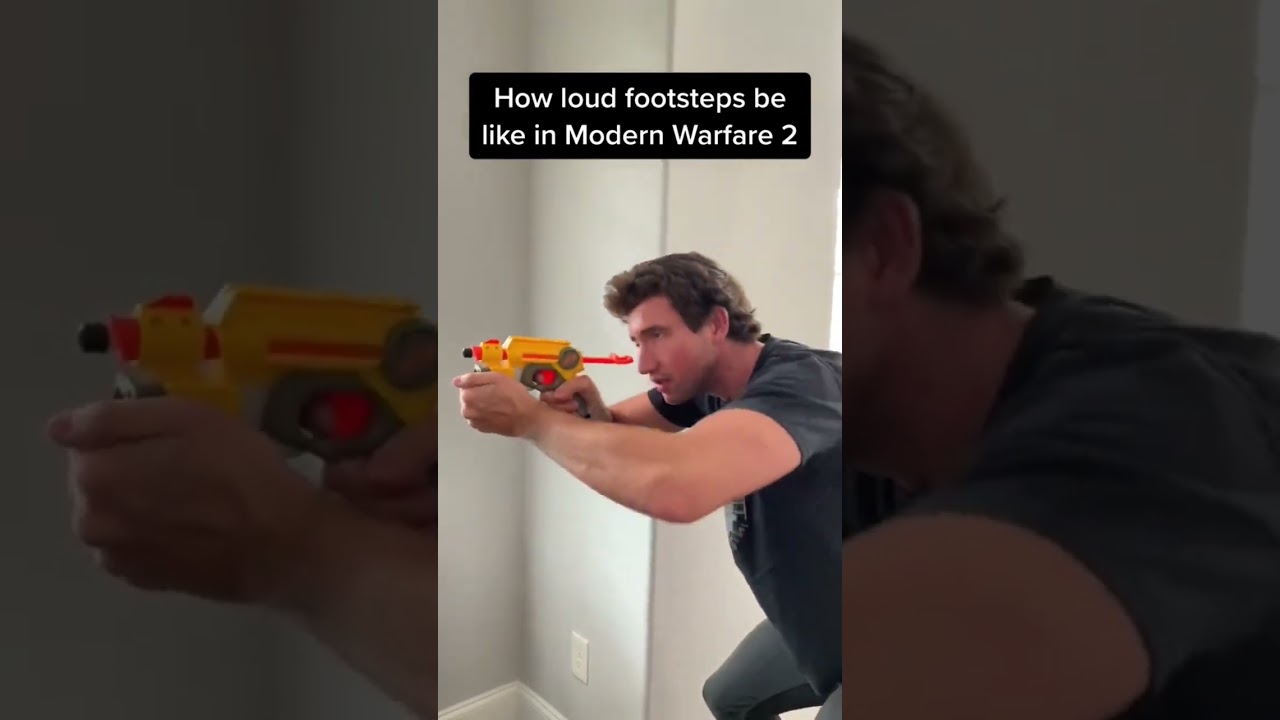 How loud footsteps be like in Modern Warfare 2…