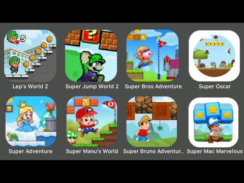Super Mario Like Games #2: Lep's World Z, Super Oscar, Super Jump World 2, Super Mac Marvelous