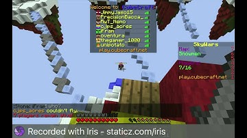 Fly Hacker on SkyWars Cubecraft (PrecicionBacca_)