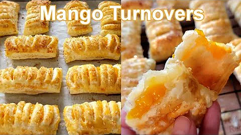 Mango Pie Filling Recipe / Easy Puff Pastry Turnovers