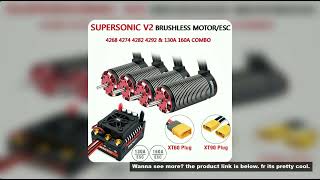 ROCKET RC Supersonic V2 4268 4274 4282 4292 Brushless Motor Temp/Sensor Port and 130A 160A ESC Combo