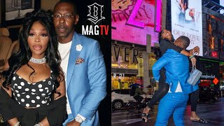 Celebrity Eric Whitehead Surprises Fiancee  Sierra Gates With A Billboard After Their Engagement Party! 😍 Wealth