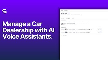 Manage a Car Dealership with AI Voice Assistants | Step-by-Step Tutorial