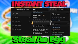 [🔥BEST] Steal An Egg Script - NO KEY, INSTANT STEAL, AUTO FARM, INFINITE EGGS, BEST SCRIPT