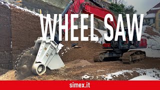 Simex RWE 100 wheel saw for demolition