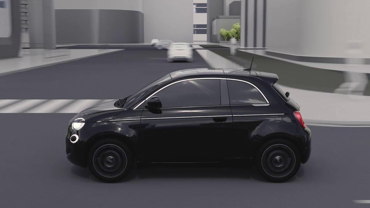 Neuer 500 Elektro  Autonomous Emergency Brake Control: ein Fiat