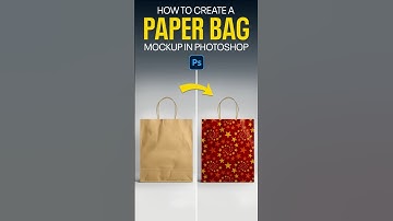 How to create a paper bag mockup in adobe photoshop #paperbagmockup #amgraphix #paperbag #photoshop