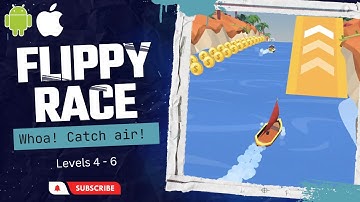 We just made a TRIPLE FLIP in Flippy Race! Android iOS Gameplay MAX Levels 4-6