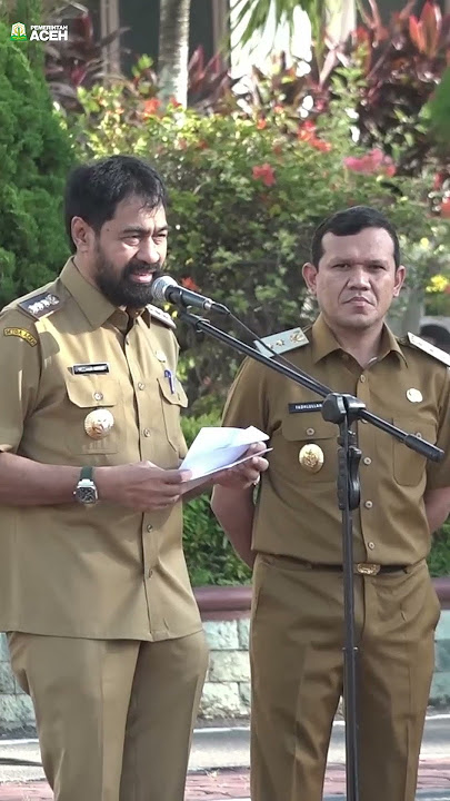 INILAH NASEHAT GUBERNUR ACEH.